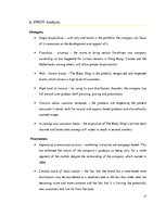 Kutatási anyagok 'The International Chain Analysis of Company "The Body Shop"', 17.                