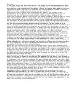 Esszék 'Black Boy by Richard Wright. Focuses on women which affected Wright throughout h', 1.                