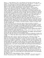 Esszék 'The Nature/Nurture Debate', 1.                