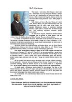 Esszék 'Kofi Atta Annan', 1.                