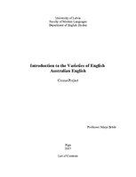 Kutatási anyagok 'Australian English Variety', 1.                