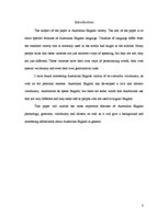 Kutatási anyagok 'Australian English Variety', 3.                