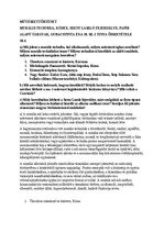 Összefoglalók, jegyzetek 'Művészettörténet', 1.                