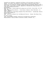 Esszék 'Theory and Research Methods', 3.                