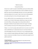 Esszék 'Problem Solving Essay. Promoting Classical Music', 1.                