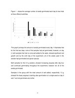 Gyakorlati jelentések 'How Is the Germination of Daikon Radish Seeds Affected by the Salt Added to Wate', 12.                
