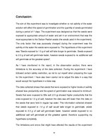 Gyakorlati jelentések 'How Is the Germination of Daikon Radish Seeds Affected by the Salt Added to Wate', 17.                