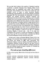 Kutatási anyagok 'How We Learn English. Two English Languages', 4.                