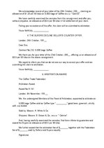 Minták 'Claim for Inferior Quality of the Goods', 2.                