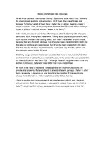 Esszék 'Males and Females Roles in Society', 1.                