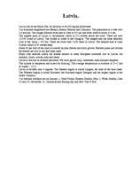 Összefoglalók, jegyzetek 'Latvia', 1.                