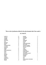 Kutatási anyagok 'Job Market Analysis ', 8.                