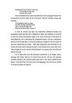 Kutatási anyagok 'Dialectic View of the World and Life in Metaphysical Poetry', 10.                