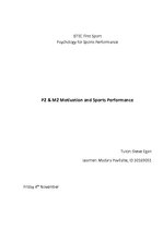 Kutatási anyagok 'Motivation and Sports Performance', 1.                