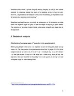 Kutatási anyagok 'The Portuguese Attitude to Drinking Tap Water', 8.                