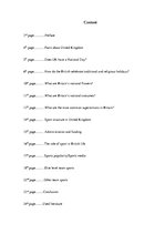 Kutatási anyagok 'National Traditions in United Kingdom', 1.                