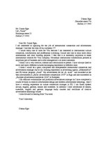 Minták 'Motivation Letter', 1.                