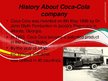 Prezentációk 'The "Coca-Cola" Company', 4.                