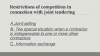 Prezentációk 'Joint Tendering Under EU Competition Law', 6.                