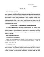 Összefoglalók, jegyzetek 'Lecture Notes in "The USA Studies"', 1.                