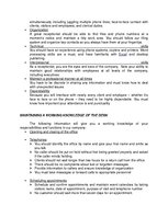 Összefoglalók, jegyzetek 'Reception and Frontline Office Skills', 4.                