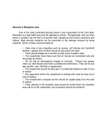 Összefoglalók, jegyzetek 'Reception and Frontline Office Skills', 14.                