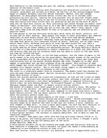 Esszék 'With Reference to the anthology and your own reading, explore the influences on ', 1.                