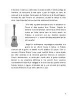 Kutatási anyagok 'L'histoire de la guitare', 6.                