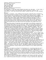 Esszék 'Creation, Evolution and Intervention', 1.                