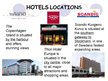 Prezentációk 'Scandinavian Hotels Comparison', 4.                