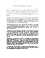 Esszék 'Good Food and Eating Habits of Youngsters', 1.                