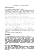 Összefoglalók, jegyzetek 'The Origins of the Rules I Follow', 1.                