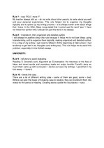 Összefoglalók, jegyzetek 'The Origins of the Rules I Follow', 2.                