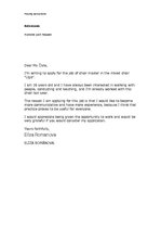 Minták 'Curriculum Vitae', 2.                