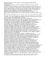 Esszék 'A Study of the Political, Social and Cultural Influences on the Work of Three Ph', 1.                