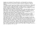 Esszék 'The Role of Language', 1.                