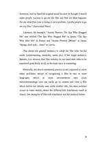 Kutatási anyagok 'Film Translation with Special Reference to Stylistic and Cultural Aspects', 39.                