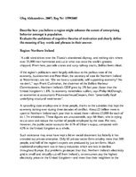 Kutatási anyagok 'Regional Development in the UK', 1.                