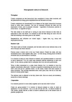 Összefoglalók, jegyzetek 'Management Culture in Denmark', 1.                