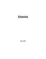 Kutatási anyagok 'Estonia', 1.                