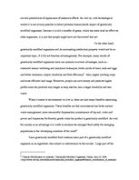 Esszék 'Essay on Intelectual Property Rights Concerning Genetically Modified Organisms a', 3.                