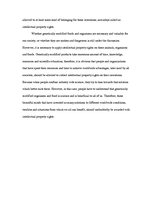 Esszék 'Essay on Intelectual Property Rights Concerning Genetically Modified Organisms a', 5.                