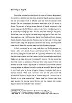 Kutatási anyagok 'Borrowings in English', 1.                