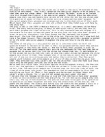 Esszék '"No Sugar": Analysis of the Play', 1.                