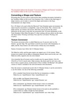 Összefoglalók, jegyzetek 'Converting Shape and Texture', 1.                