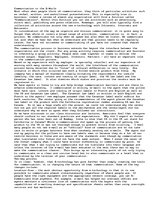 Esszék 'Communication in the E-World', 1.                