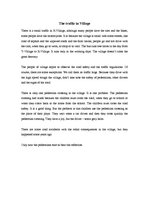 Esszék 'The Traffic in Village', 1.                