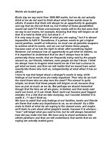 Esszék 'Words are Loaded Guns', 1.                