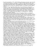 Esszék 'Marketing Spotlight - Microsoft Competitive Markets and Marketing Strategies ', 1.                