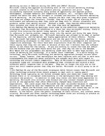 Esszék 'Marketing Spotlight - Microsoft Competitive Markets and Marketing Strategies ', 2.                